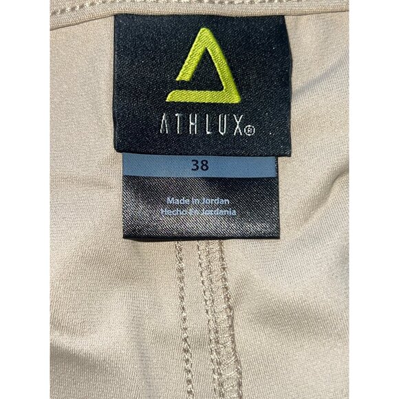 Athlux Mens Commuter Shorts Size 38 Brown Stylish Lightweight Modern Fit Versati - Picture 5 of 8